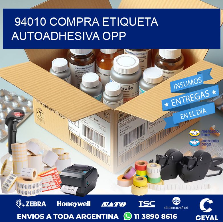 94010 COMPRA ETIQUETA AUTOADHESIVA OPP