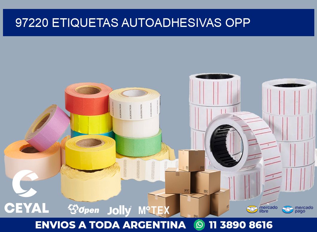 97220 ETIQUETAS AUTOADHESIVAS OPP