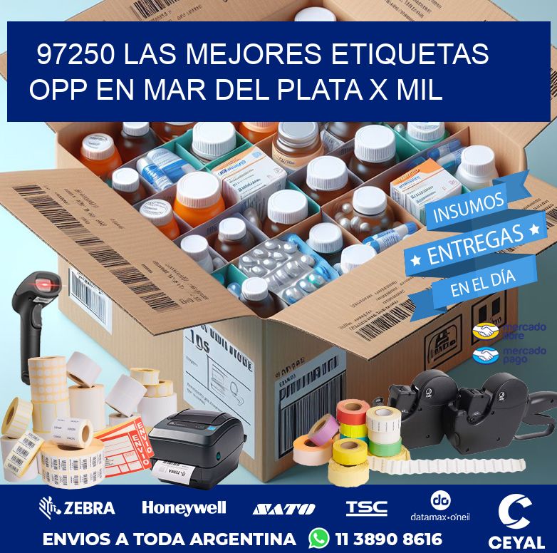 97250 LAS MEJORES ETIQUETAS OPP EN MAR DEL PLATA X MIL