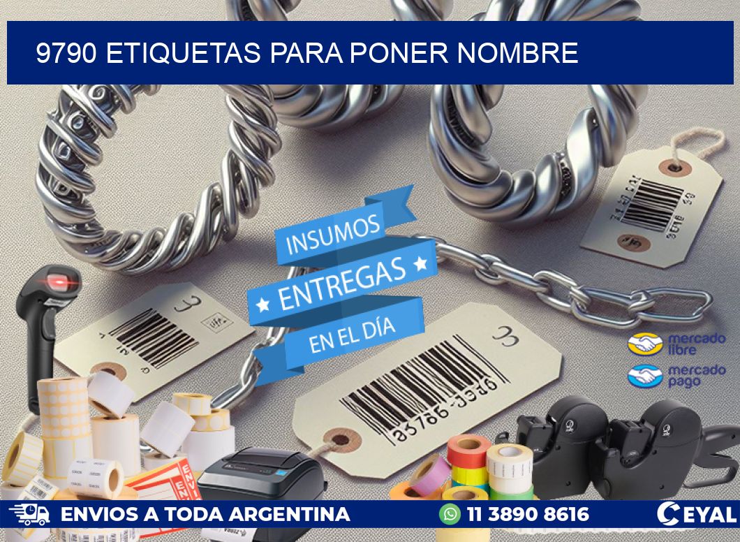 9790 ETIQUETAS PARA PONER NOMBRE