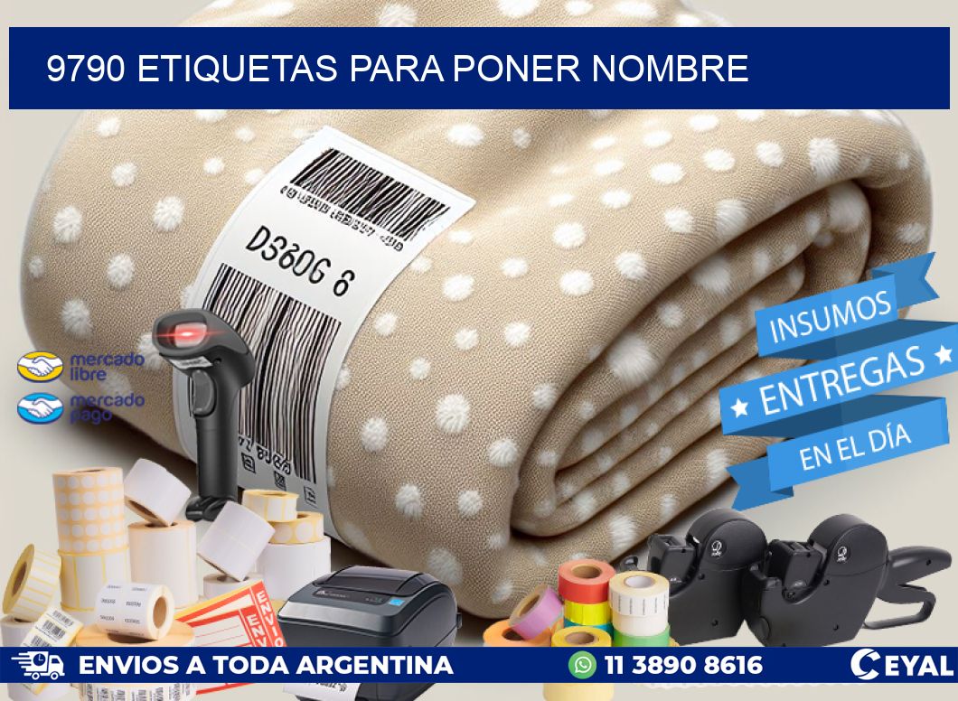 9790 ETIQUETAS PARA PONER NOMBRE