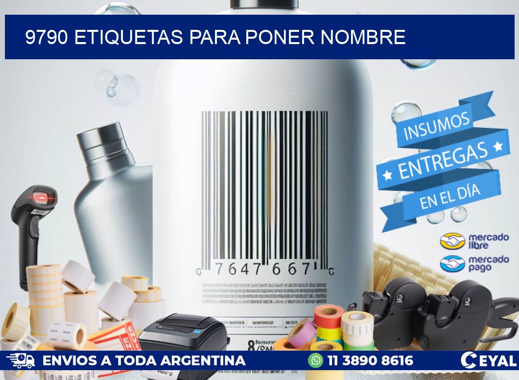 9790 ETIQUETAS PARA PONER NOMBRE
