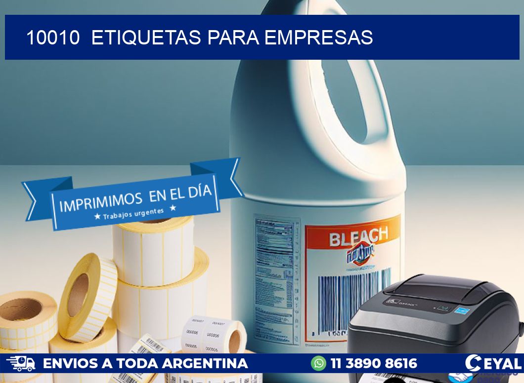 10010 ETIQUETAS PARA EMPRESAS