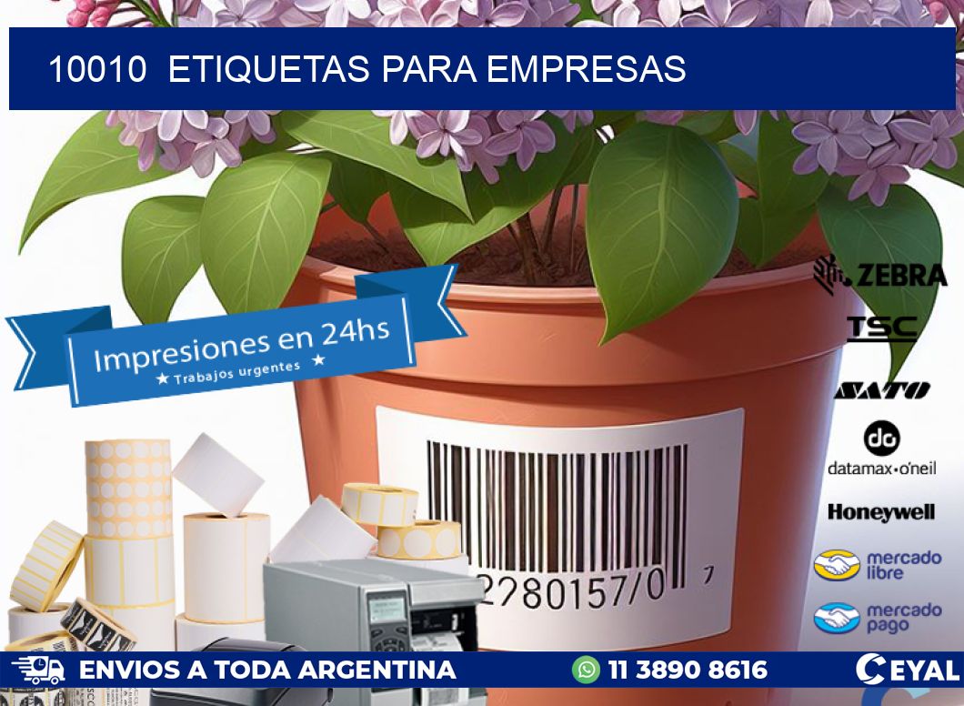 10010 ETIQUETAS PARA EMPRESAS