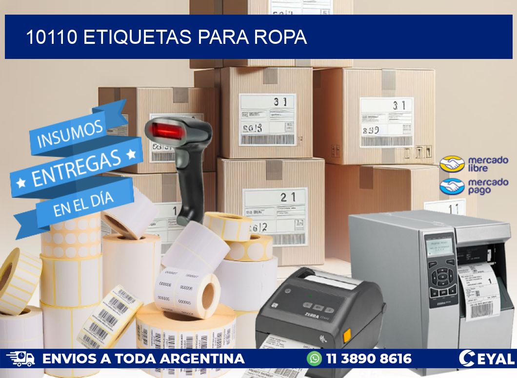 10110 ETIQUETAS PARA ROPA