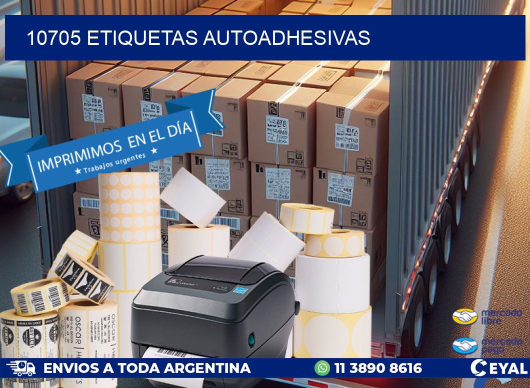10705 ETIQUETAS AUTOADHESIVAS