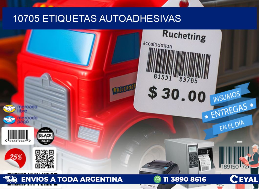 10705 ETIQUETAS AUTOADHESIVAS