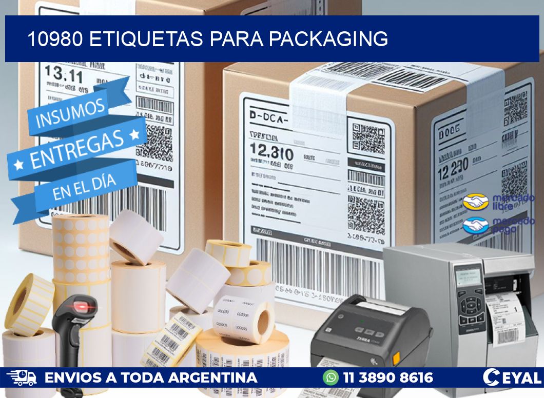 10980 ETIQUETAS PARA PACKAGING
