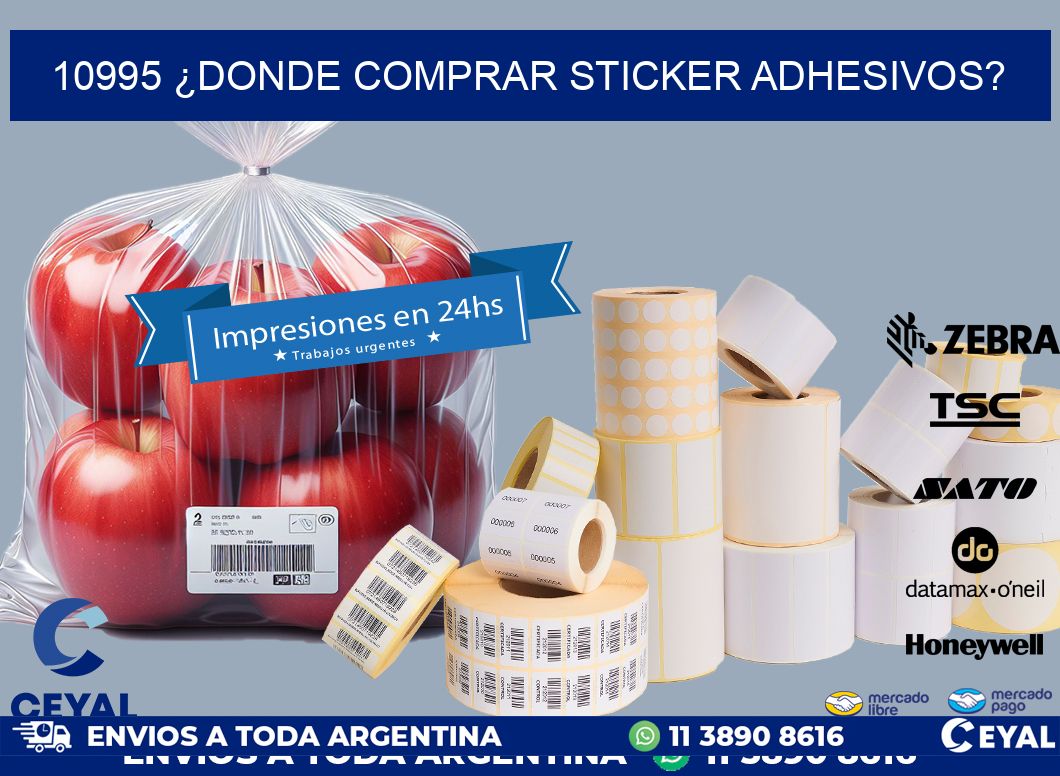 10995 ¿DONDE COMPRAR STICKER ADHESIVOS?