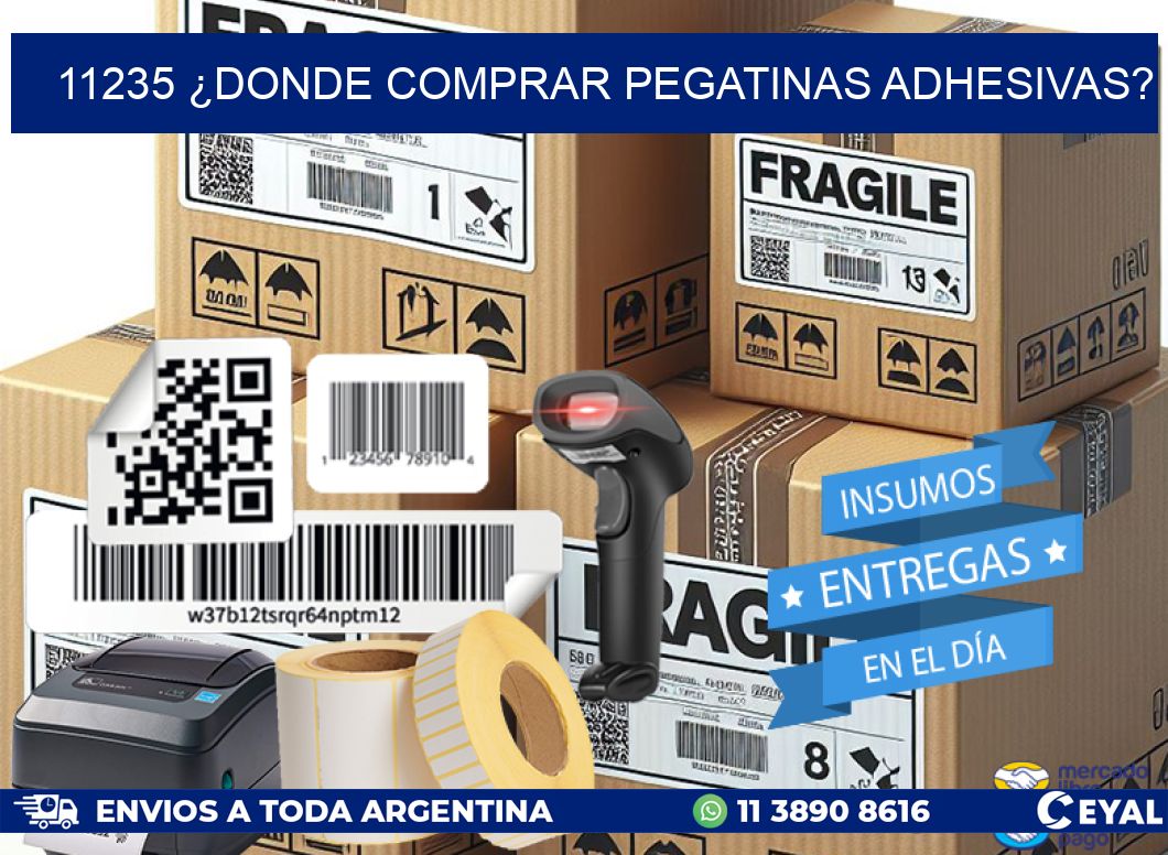11235 ¿DONDE COMPRAR PEGATINAS ADHESIVAS?
