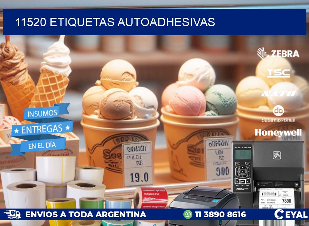 11520 ETIQUETAS AUTOADHESIVAS