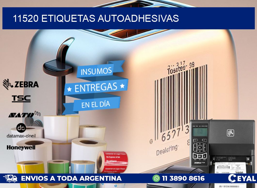 11520 ETIQUETAS AUTOADHESIVAS