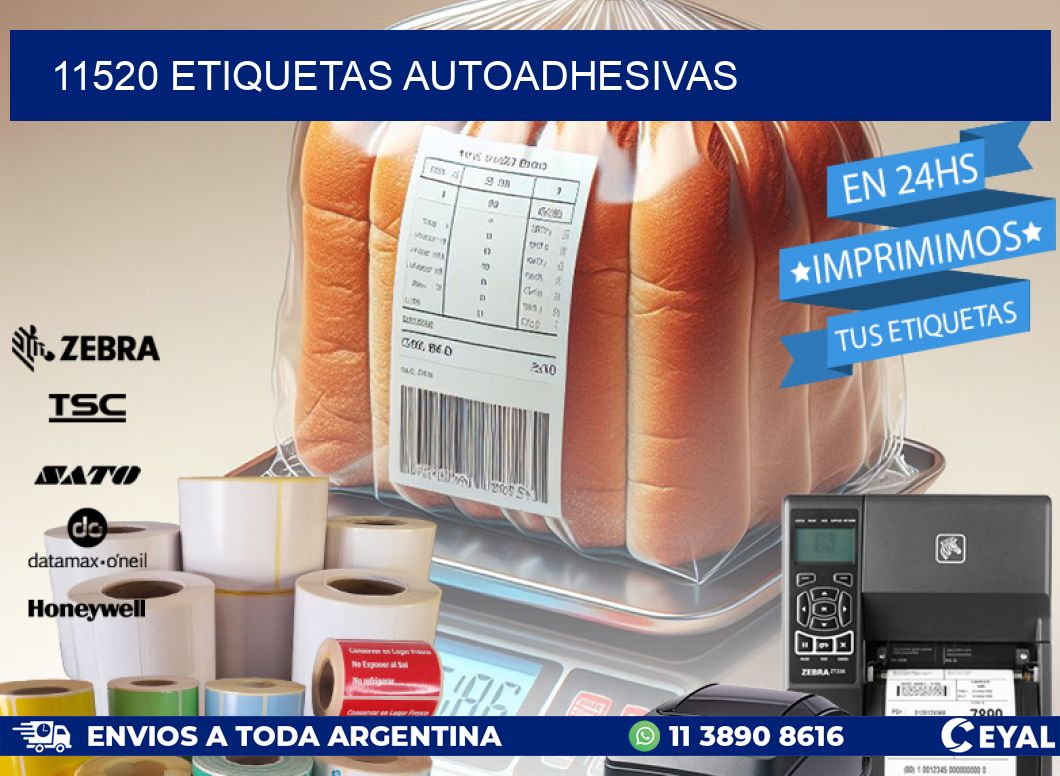 11520 ETIQUETAS AUTOADHESIVAS