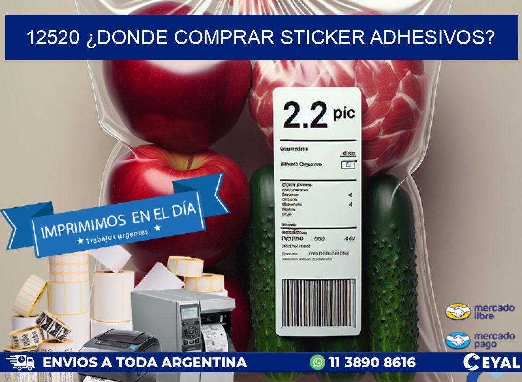 12520 ¿DONDE COMPRAR STICKER ADHESIVOS?