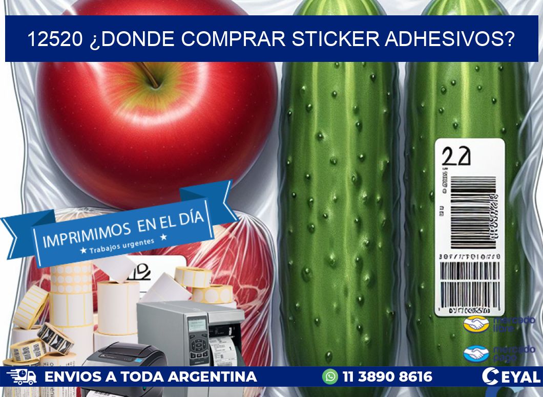 12520 ¿DONDE COMPRAR STICKER ADHESIVOS?