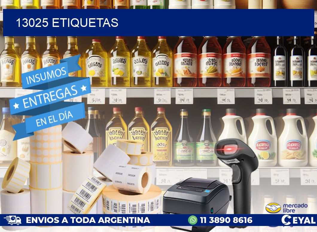 13025 ETIQUETAS