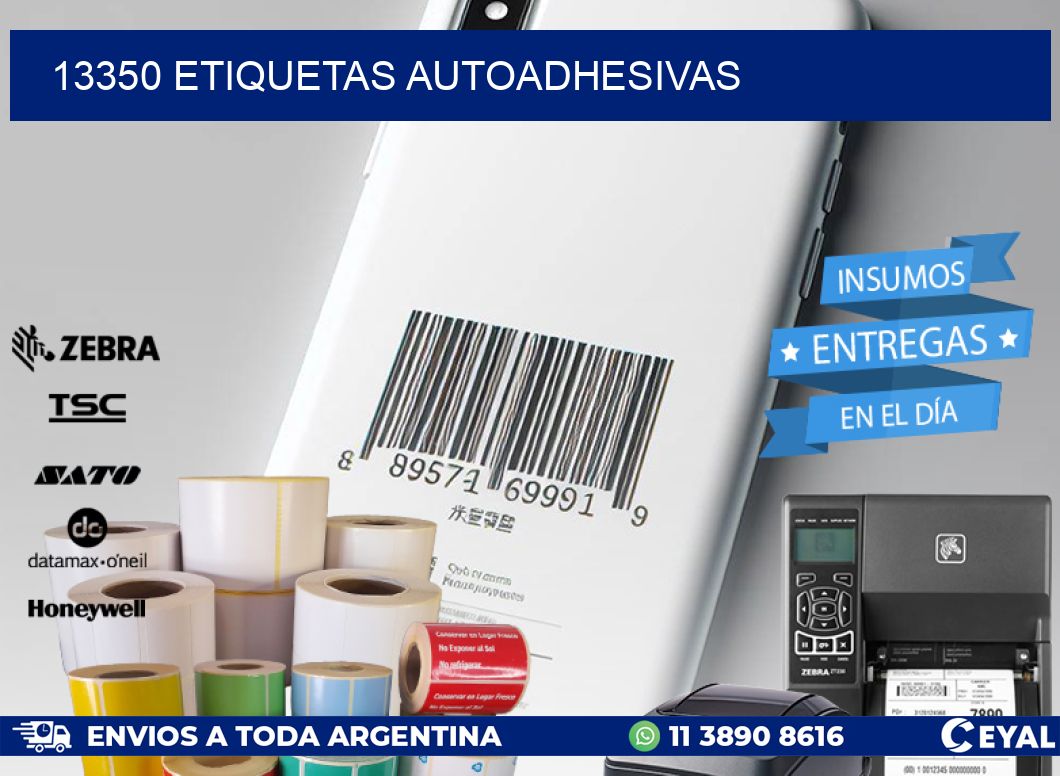 13350 ETIQUETAS AUTOADHESIVAS