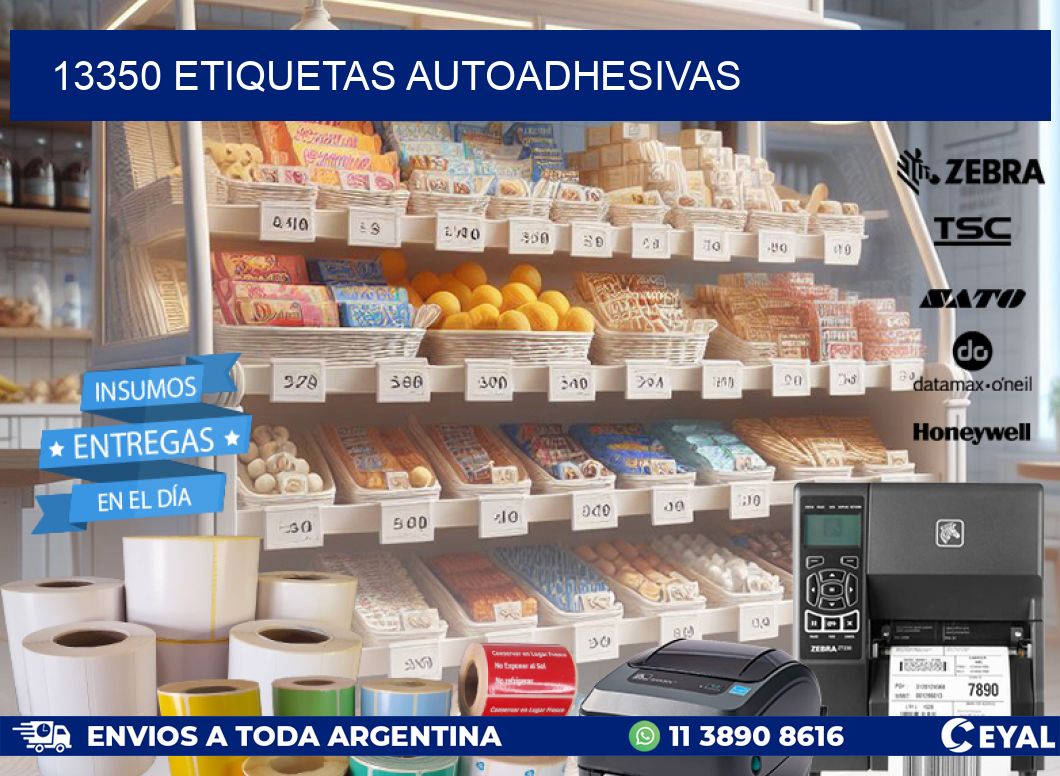 13350 ETIQUETAS AUTOADHESIVAS