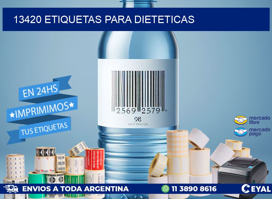 13420 ETIQUETAS PARA DIETETICAS