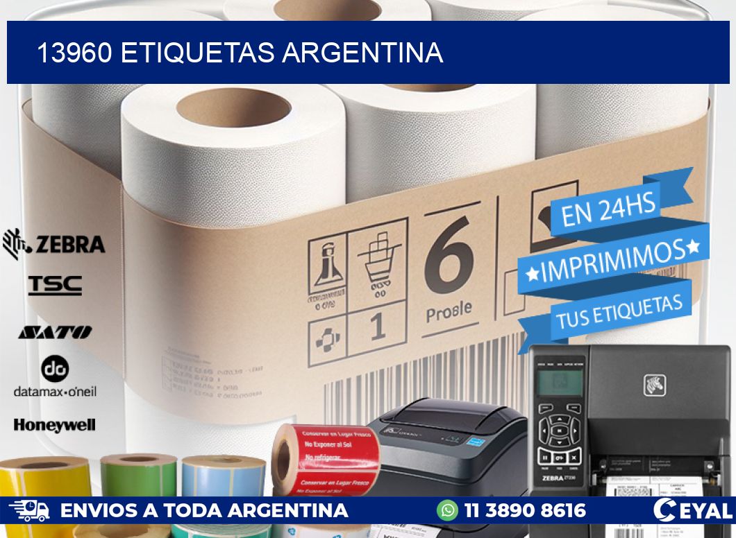 13960 ETIQUETAS ARGENTINA