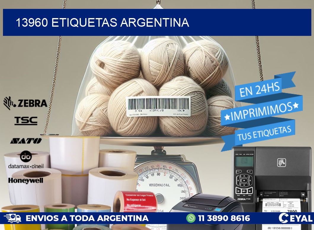 13960 ETIQUETAS ARGENTINA