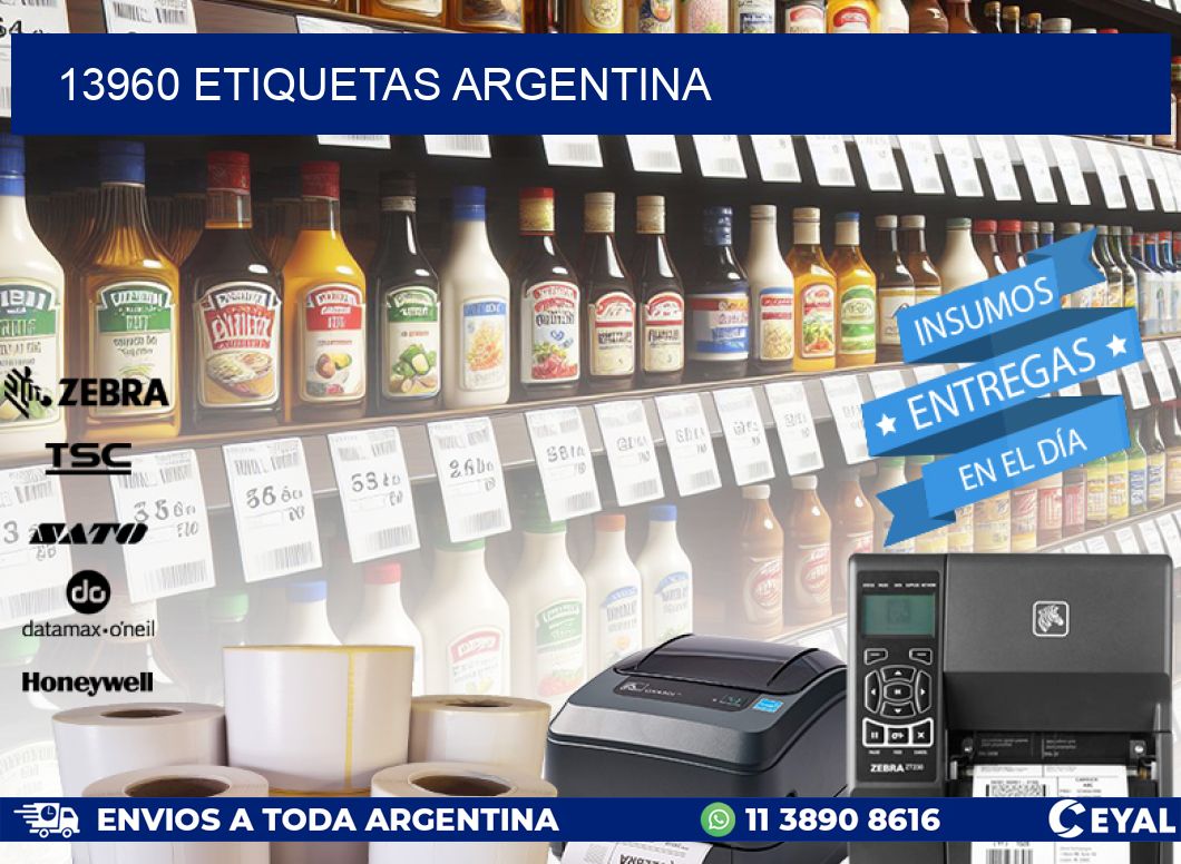 13960 ETIQUETAS ARGENTINA