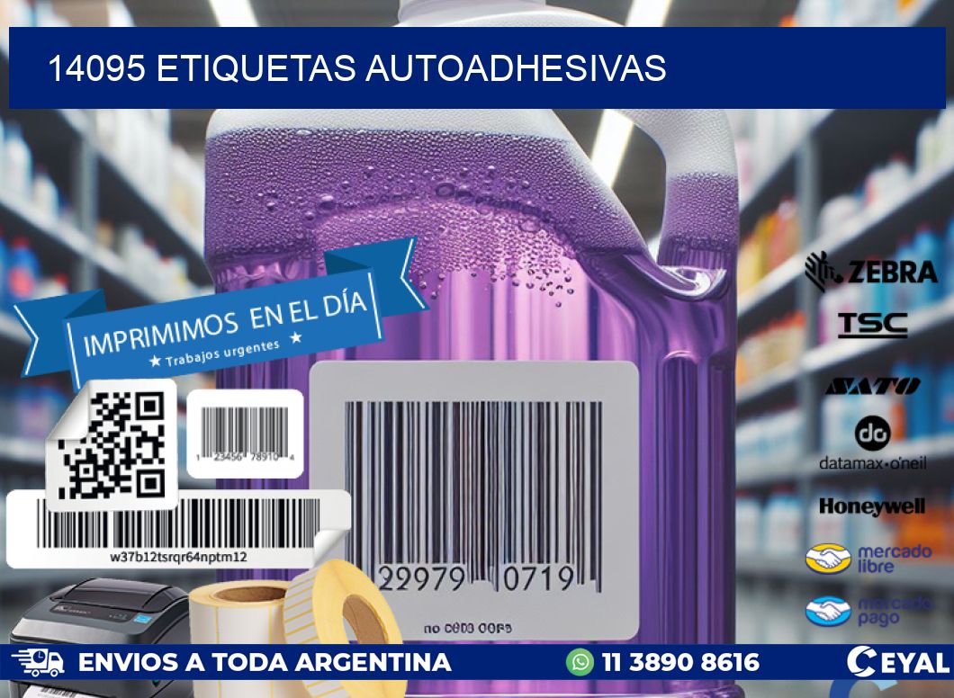 14095 ETIQUETAS AUTOADHESIVAS