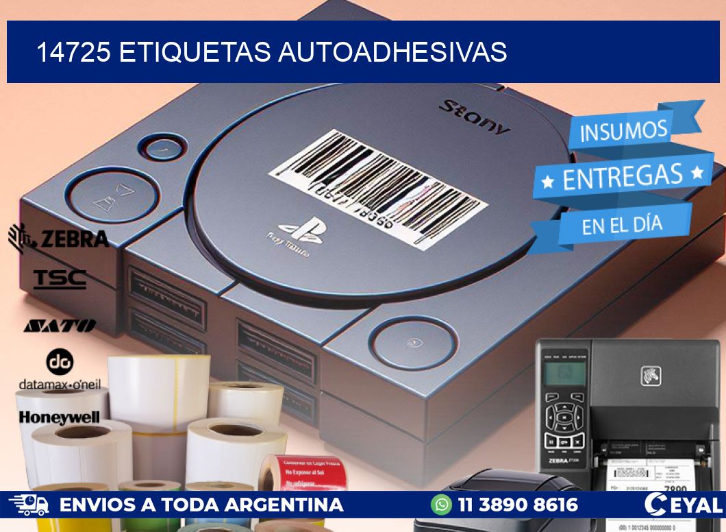 14725 ETIQUETAS AUTOADHESIVAS