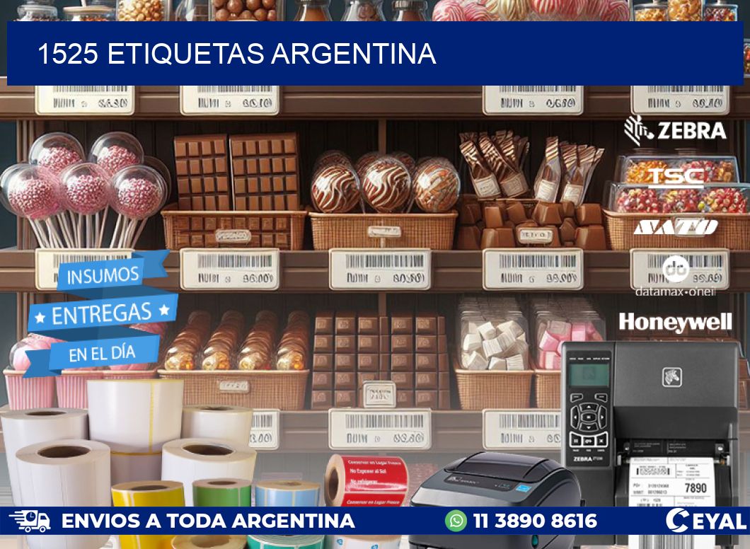 1525 ETIQUETAS ARGENTINA