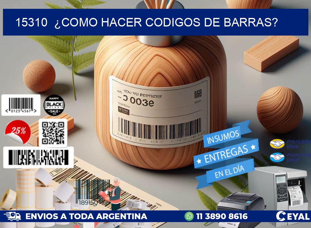 15310  ¿COMO HACER CODIGOS DE BARRAS?