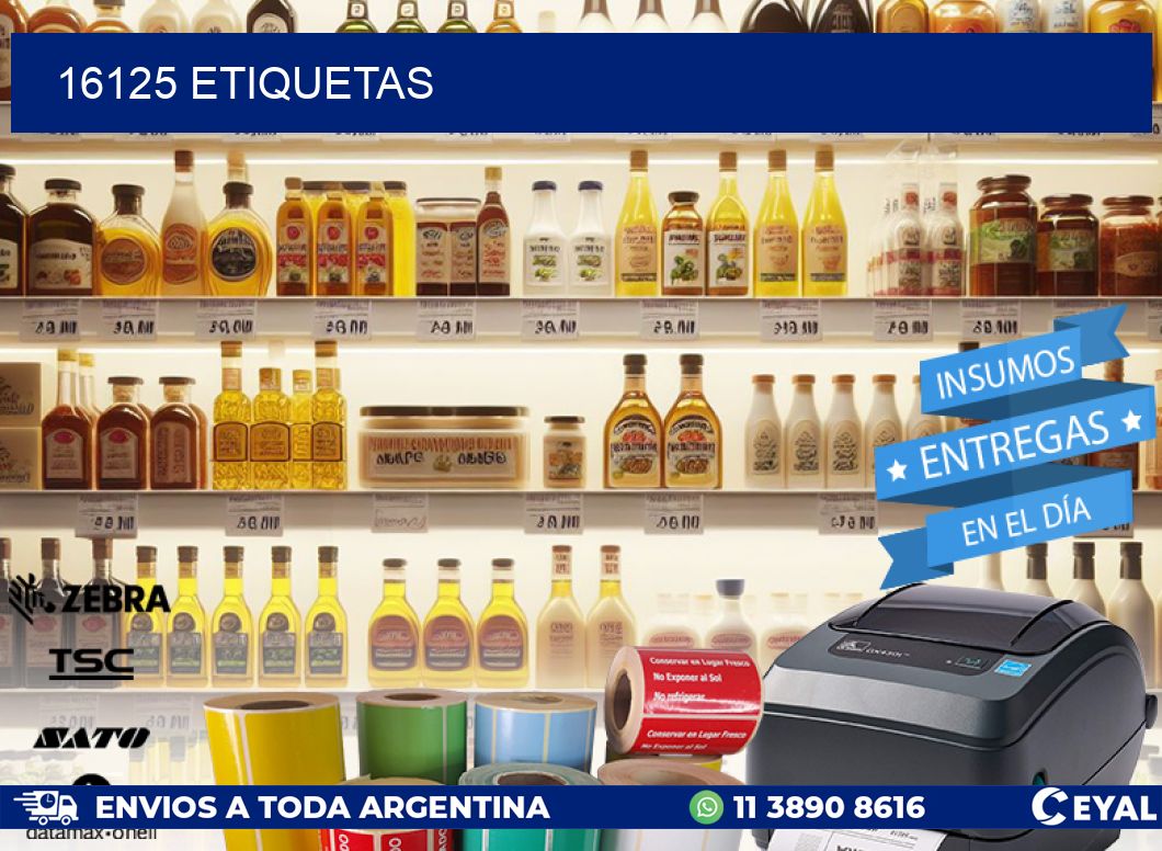 16125 ETIQUETAS