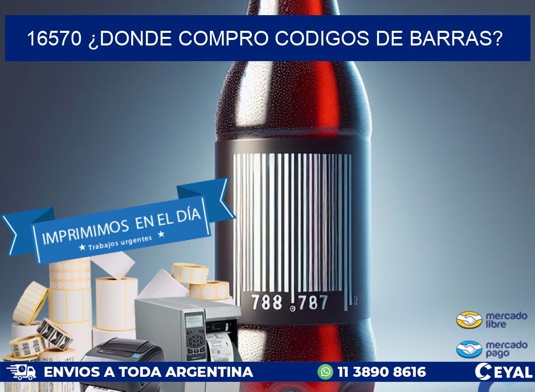 16570 ¿DONDE COMPRO CODIGOS DE BARRAS?
