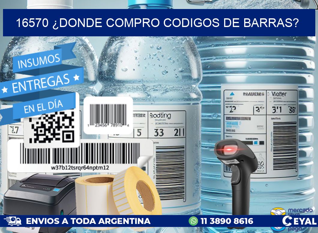 16570 ¿DONDE COMPRO CODIGOS DE BARRAS?