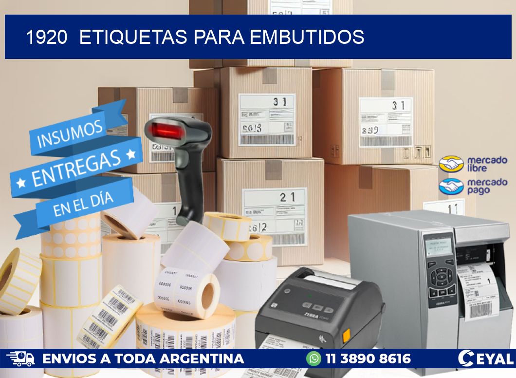1920 ETIQUETAS PARA EMBUTIDOS