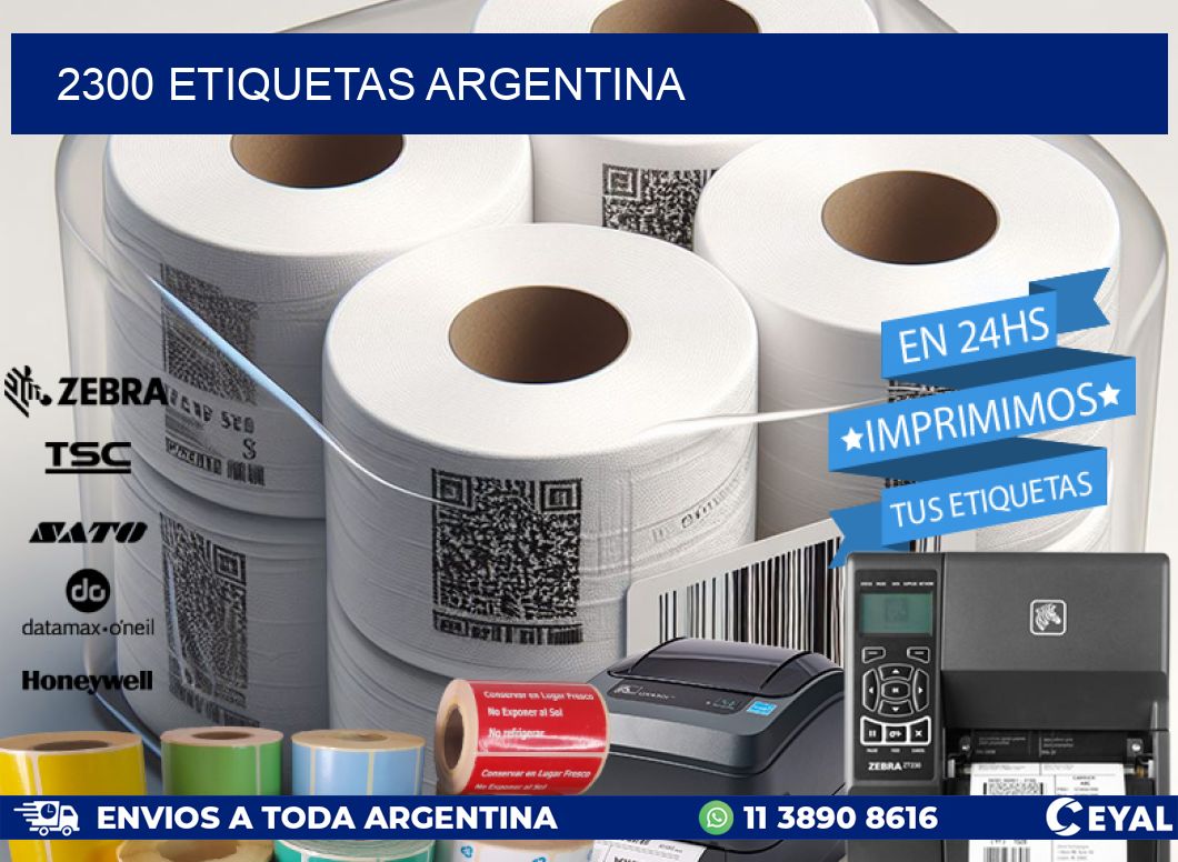 2300 ETIQUETAS ARGENTINA