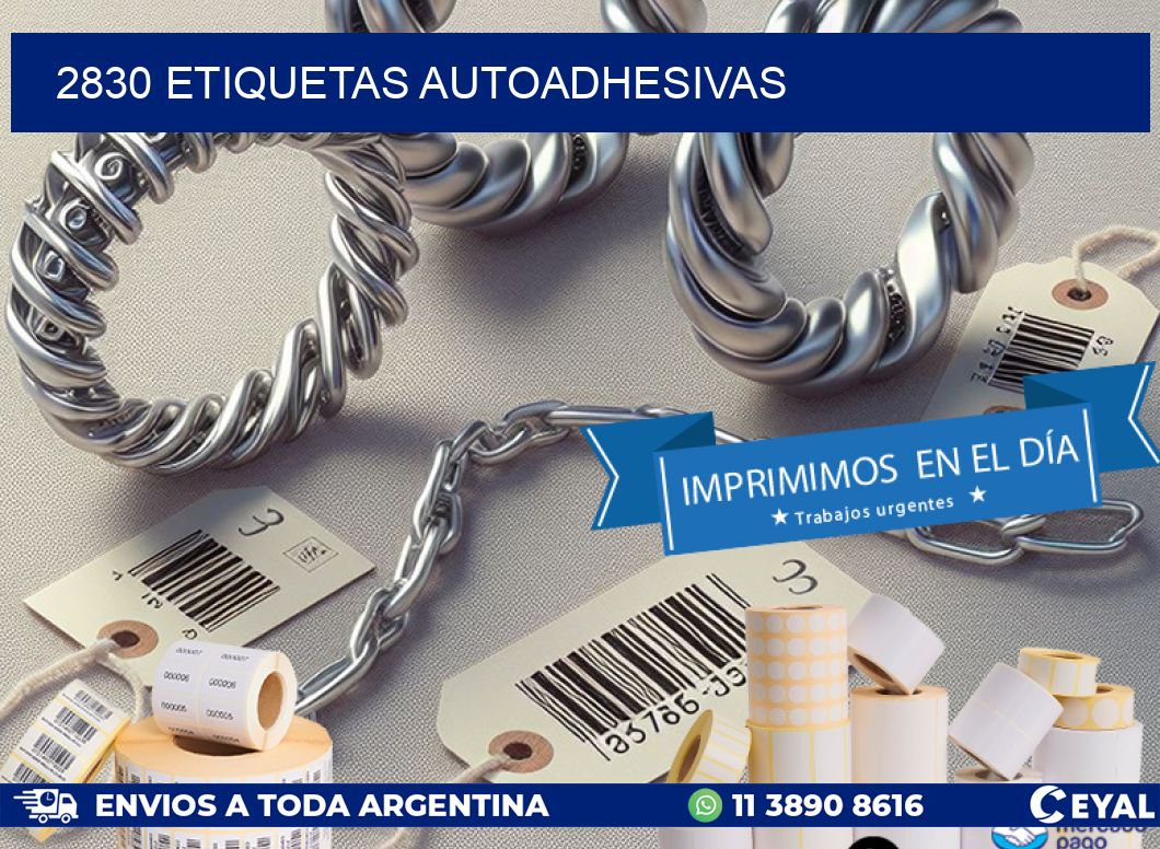 2830 ETIQUETAS AUTOADHESIVAS