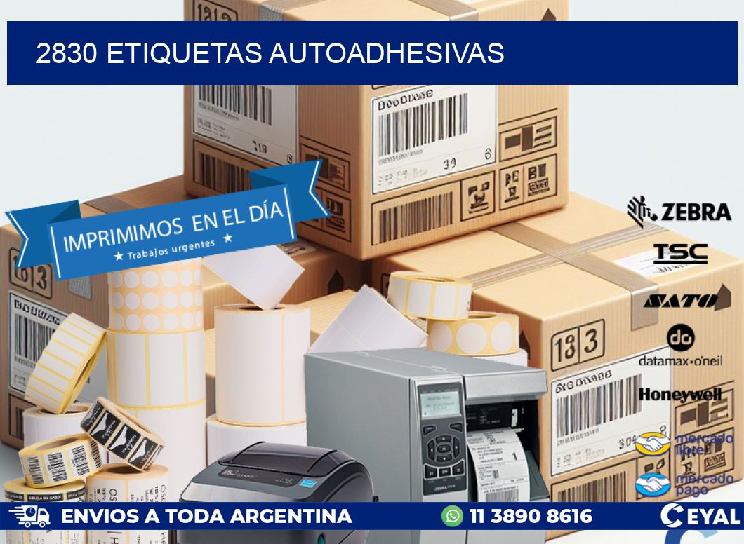 2830 ETIQUETAS AUTOADHESIVAS