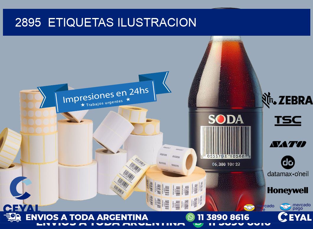 2895  ETIQUETAS ILUSTRACION