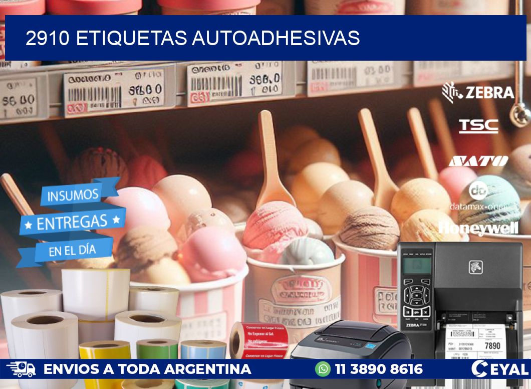 2910 ETIQUETAS AUTOADHESIVAS
