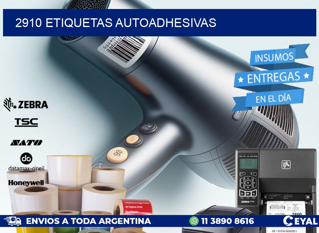 2910 ETIQUETAS AUTOADHESIVAS