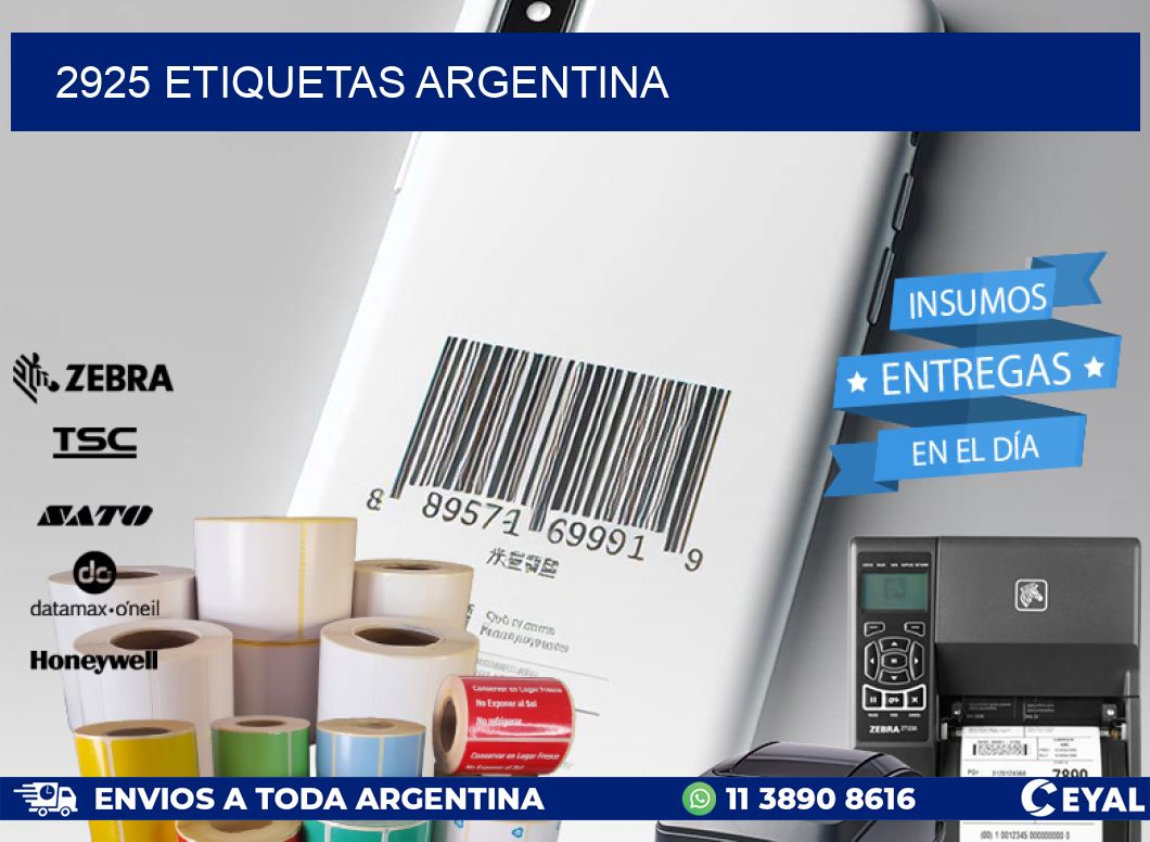 2925 ETIQUETAS ARGENTINA