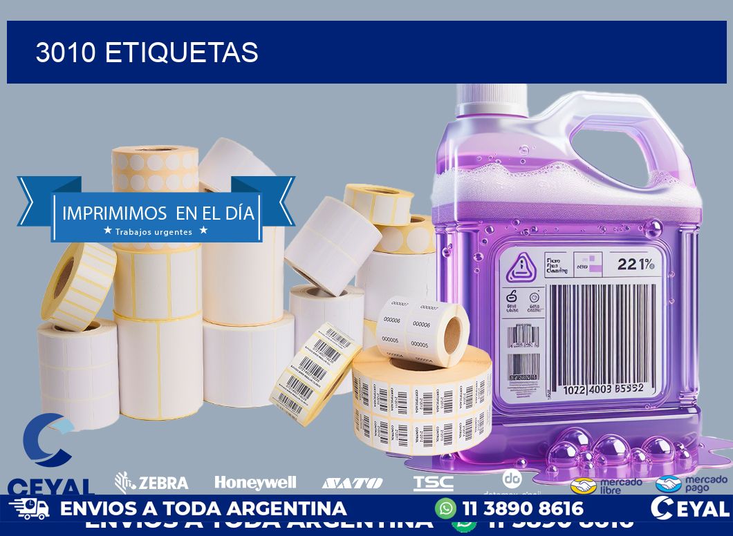 3010 ETIQUETAS