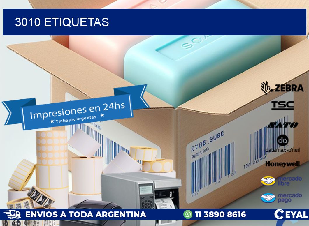 3010 ETIQUETAS