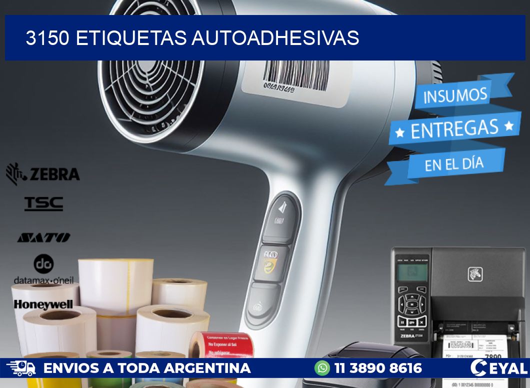 3150 ETIQUETAS AUTOADHESIVAS