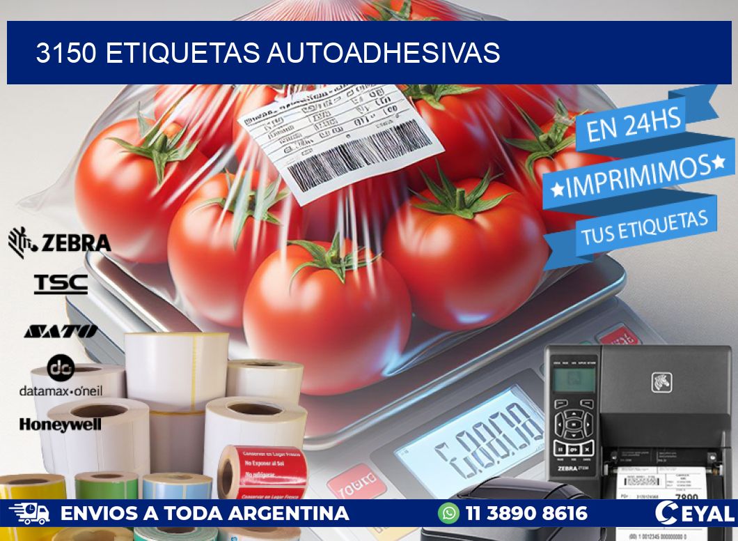 3150 ETIQUETAS AUTOADHESIVAS