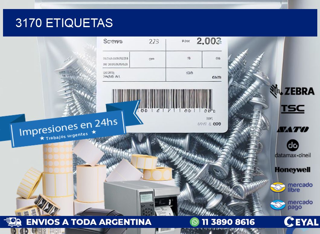 3170 ETIQUETAS