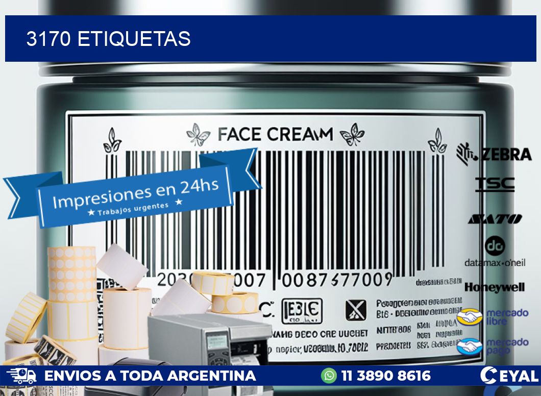 3170 ETIQUETAS