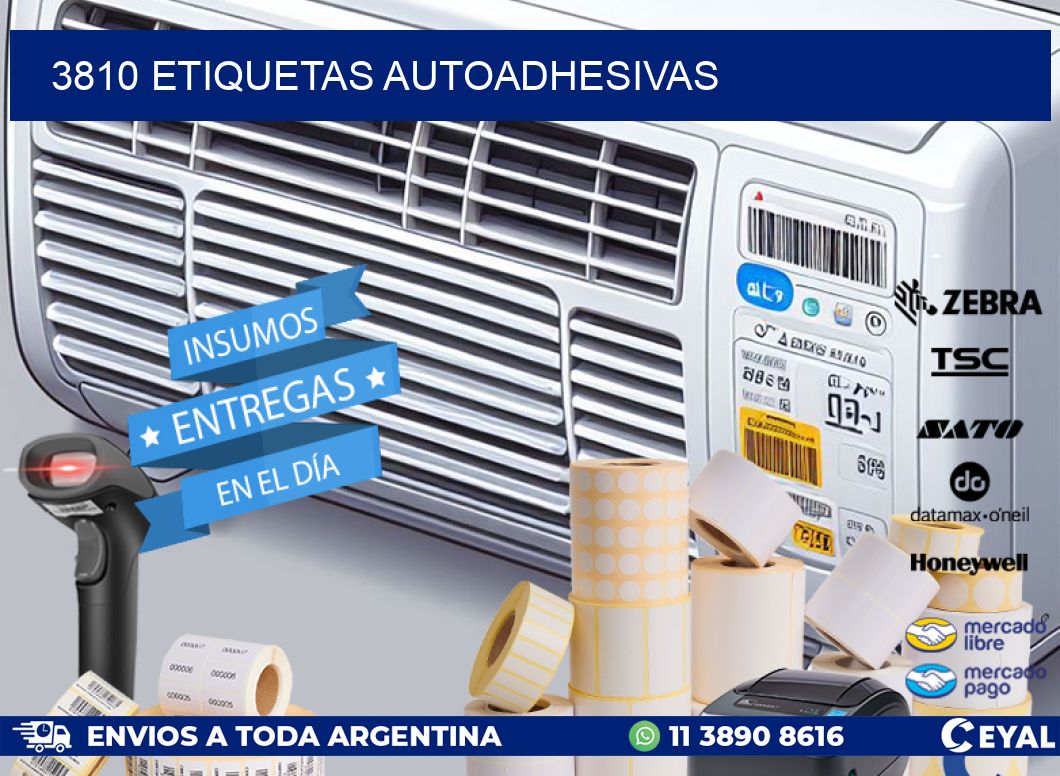 3810 ETIQUETAS AUTOADHESIVAS
