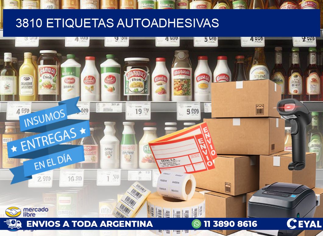 3810 ETIQUETAS AUTOADHESIVAS