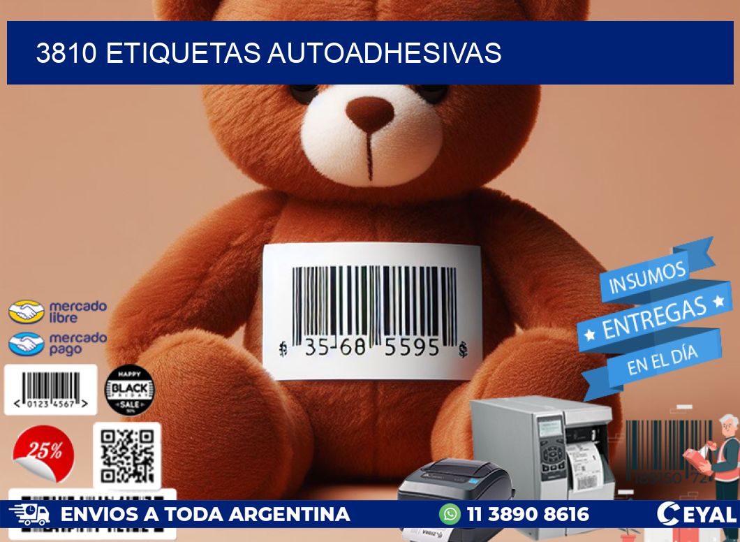 3810 ETIQUETAS AUTOADHESIVAS